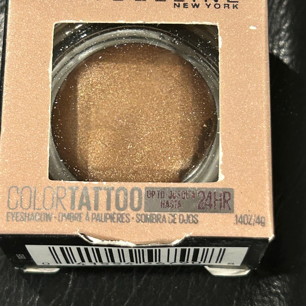 Maybelline Metallic Gold Eyeshadow High Roller 30 NWOT